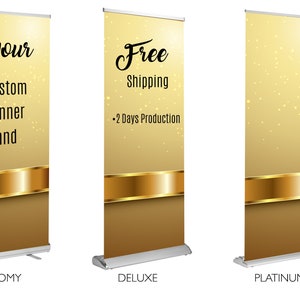 Retractable Banner Stand, Pop Up Banner, Custom Banner