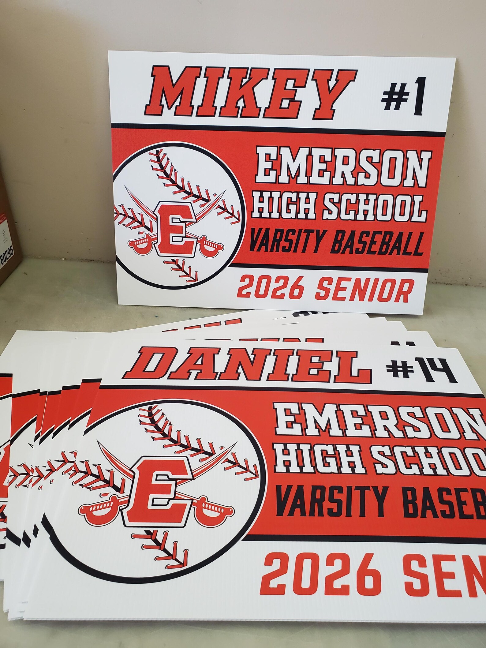 Baseball Yard Sign - Team Spirit Yard Sign | Varsity Baseball Sign - Etsy