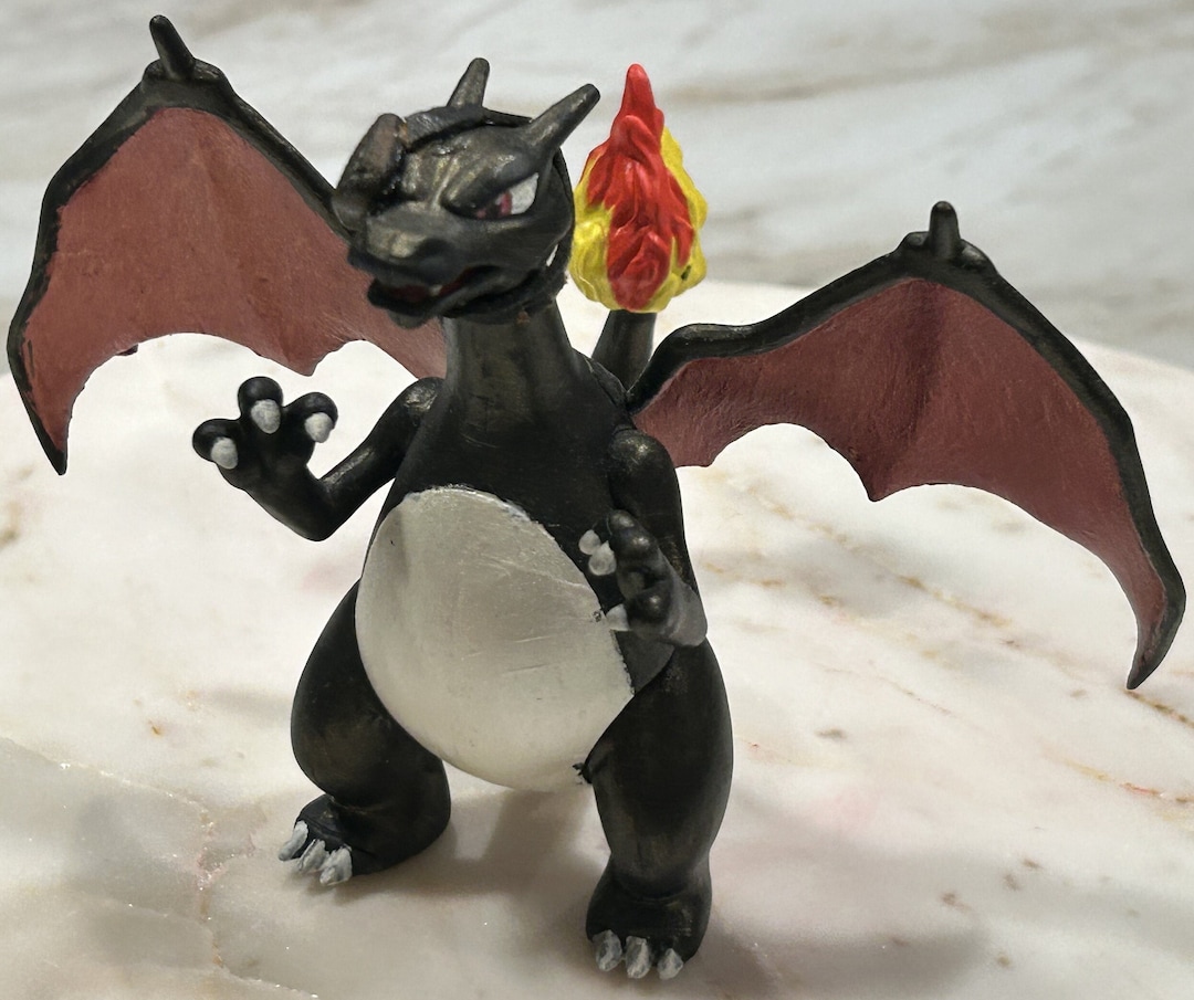 Shiny Charizard Pokemon Figure Etsy Canada