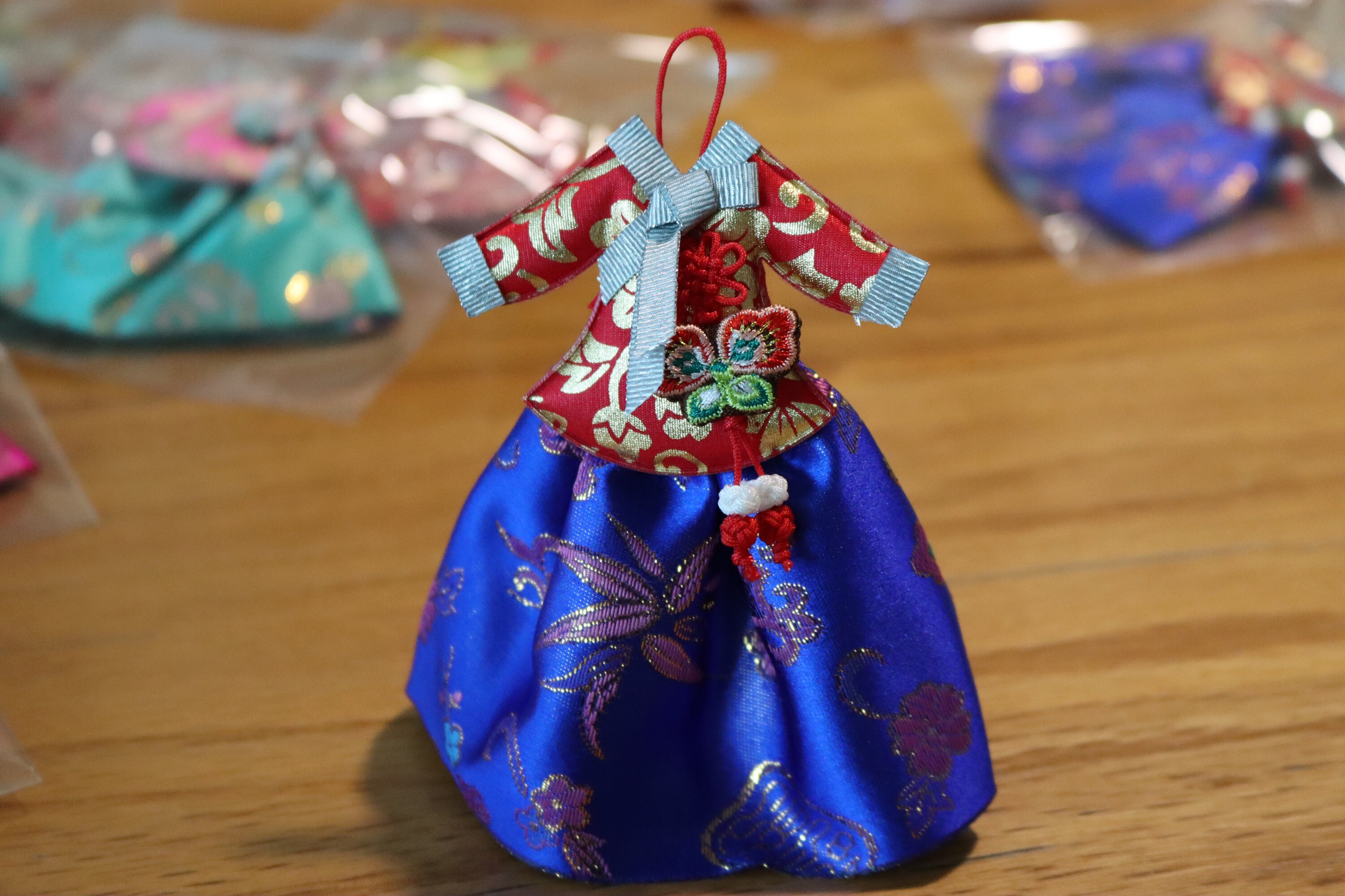 Korean Handmade Hanbok Accessories Keyring Keychain Etsy