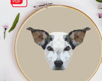 Modèle PDF - Modèle de point de croix pour chien