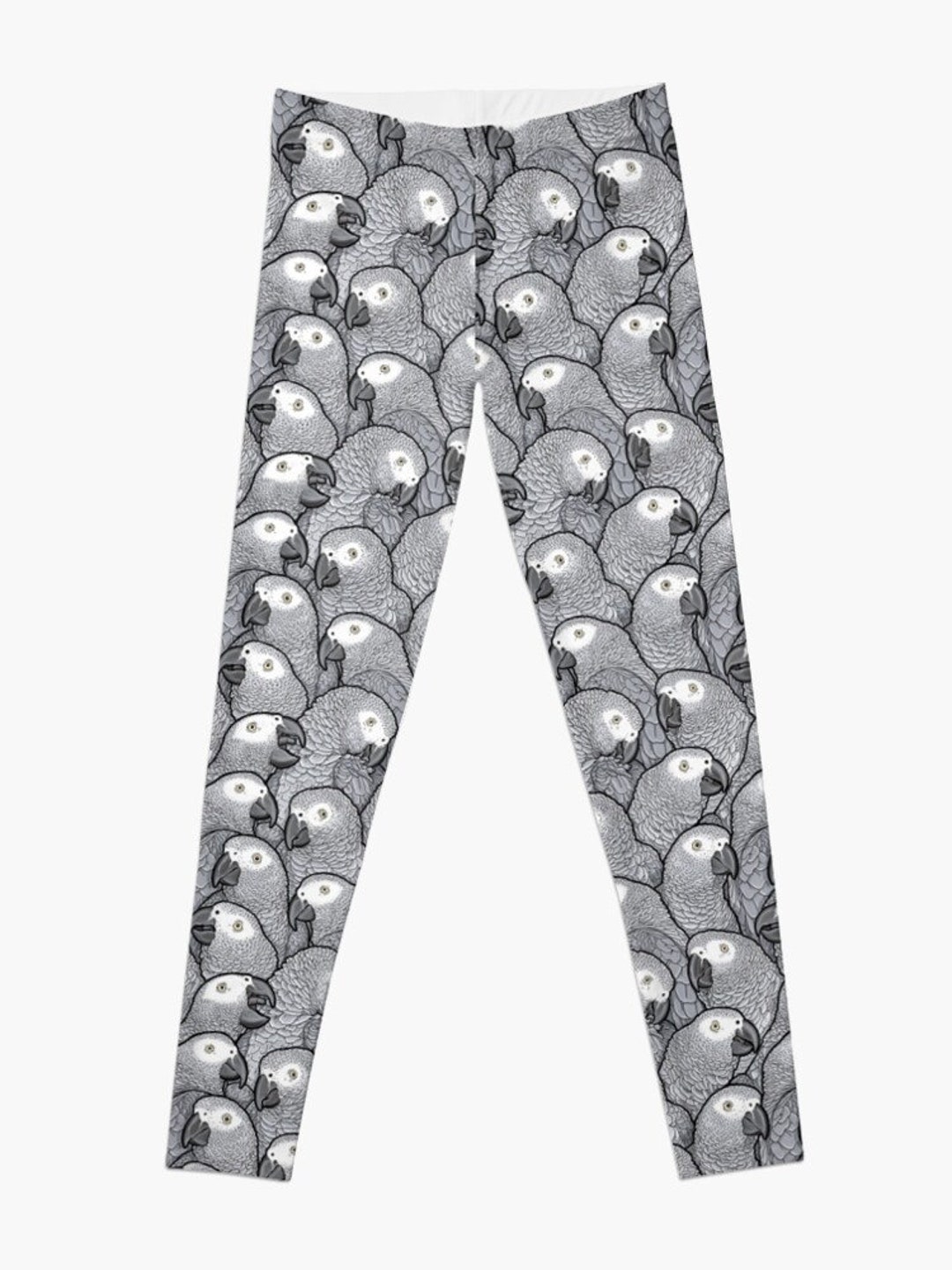 African Grey Parrots Leggings, African Grey Leggings, Parrot Leggings