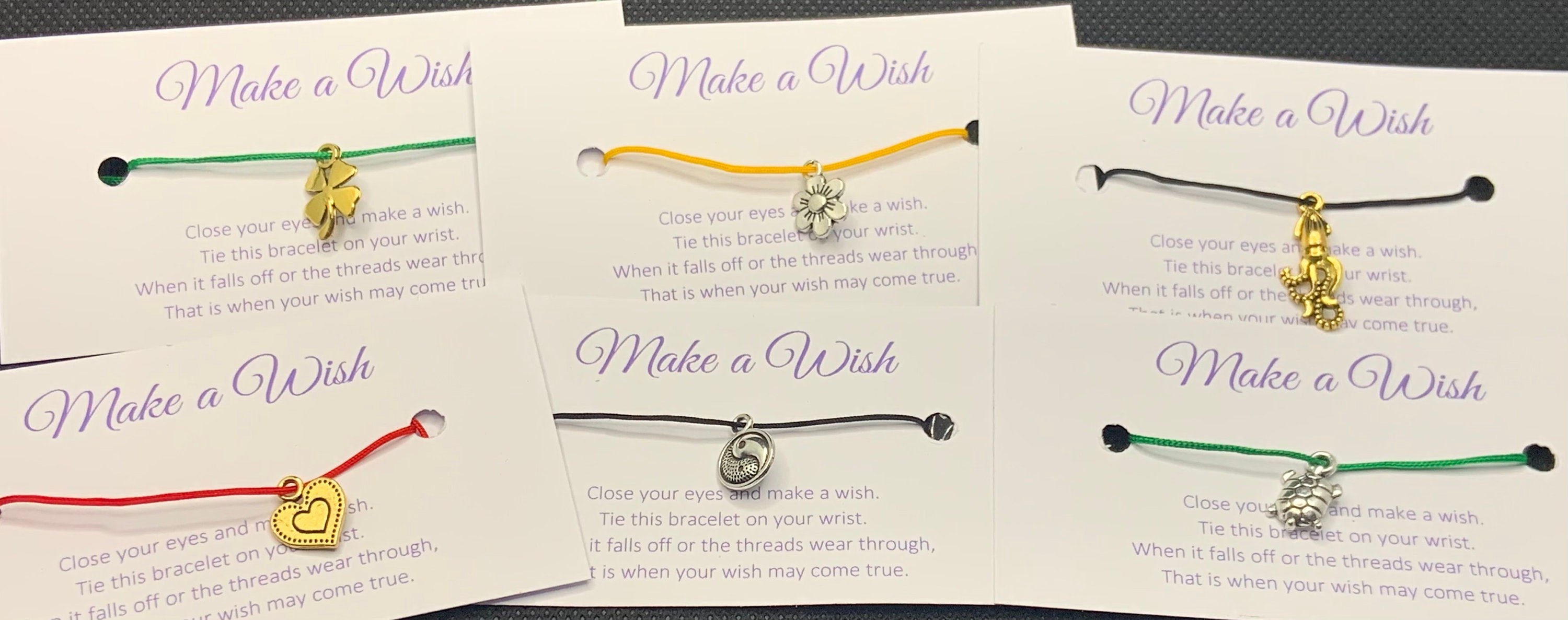 Make a wish bracelet Etsy