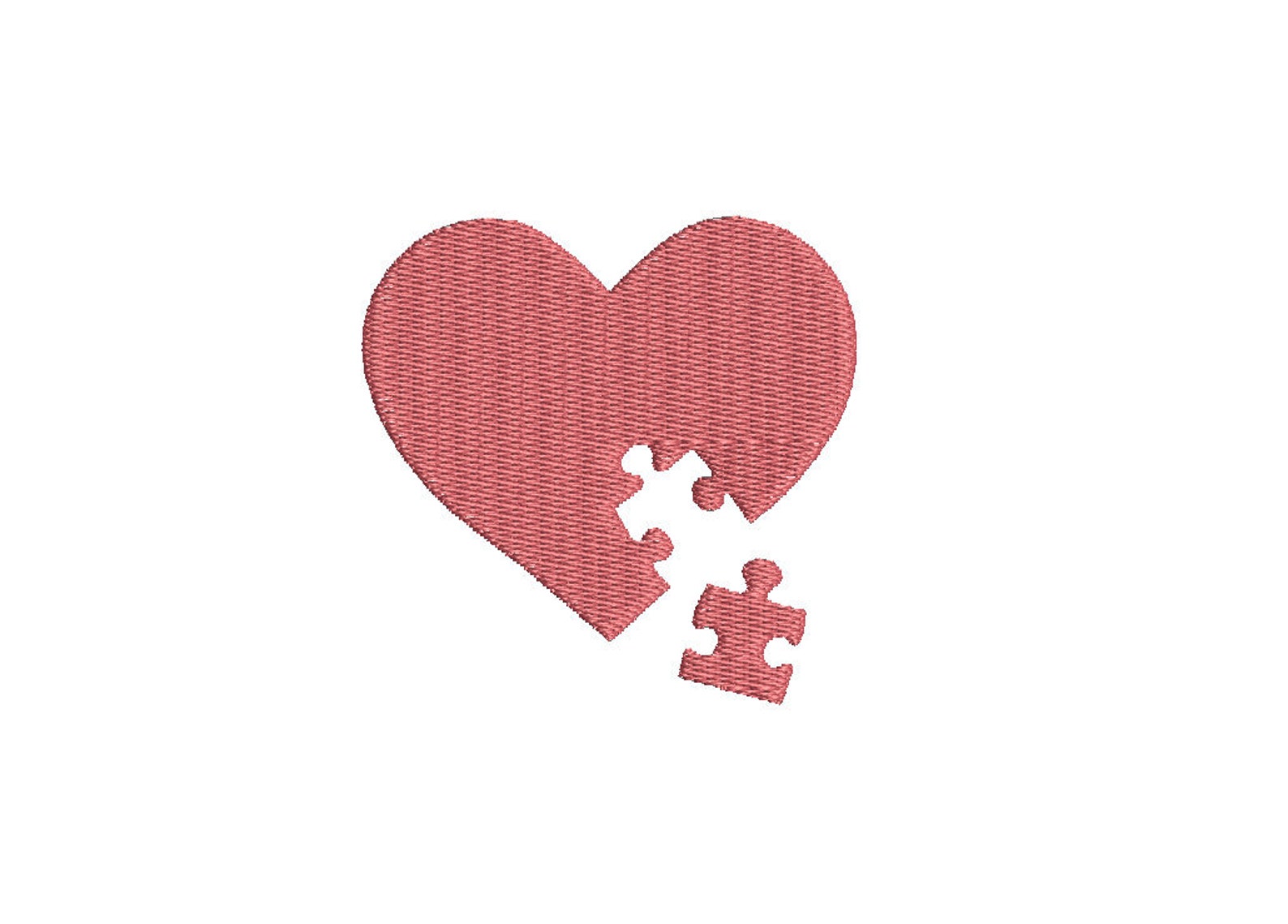 Puzzle piece heart machine embroidery design  etsy Puzzle piece heart machine embroidery design  etsy