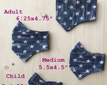 Imfria ergonomiska 3D-ansiktsmasker för alla åldrar och storlekar / Flera mönster tillgängliga