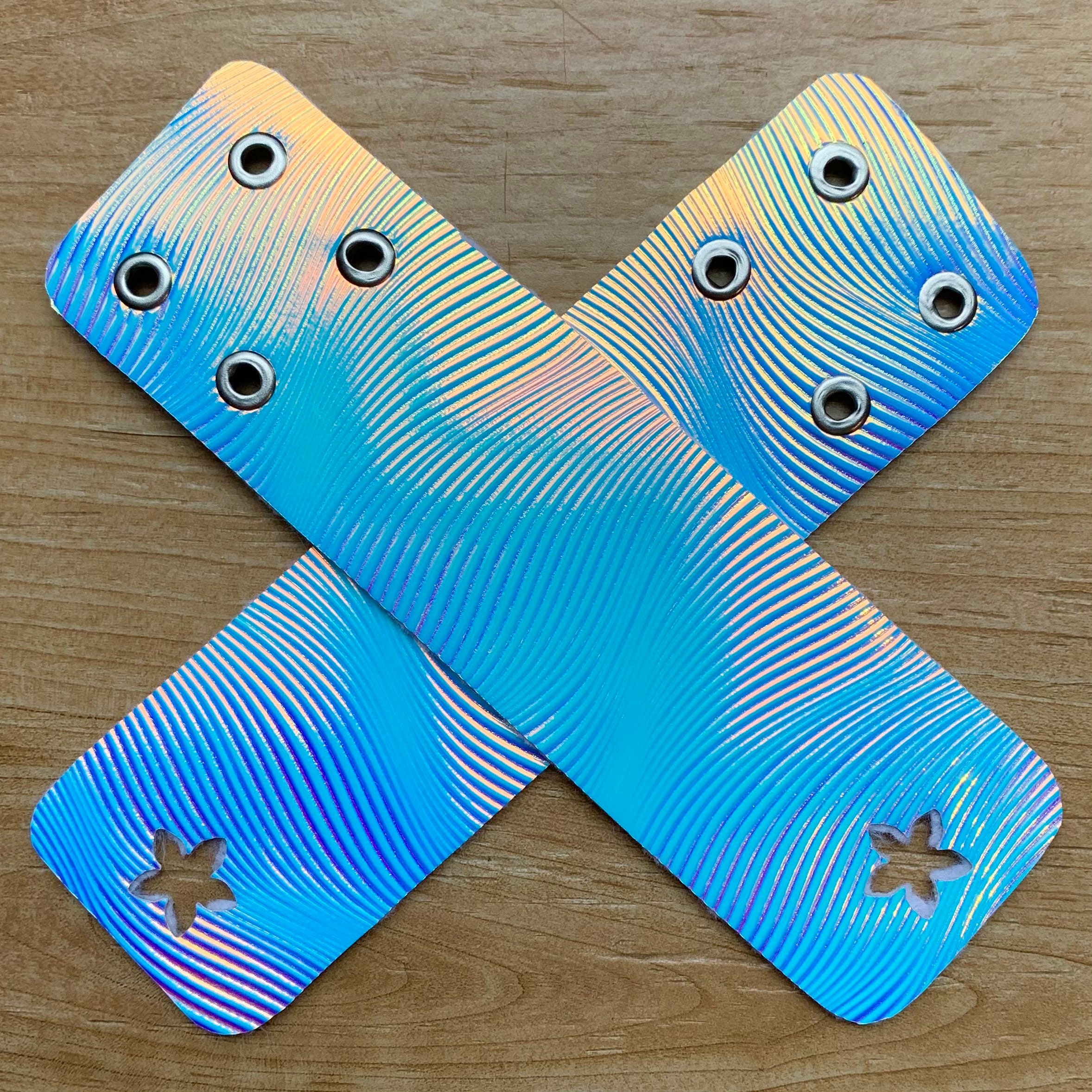 Pearlescent Wave Toe Guard Strips