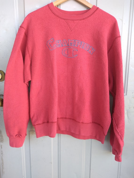 Vintage Champion Reverse Weave Spellout Crew Neck
