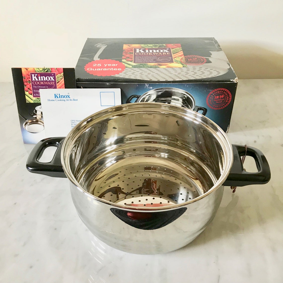 Vintage Kinox Cookware Stainless Steel Steamer 20cm 8282/20 Etsy