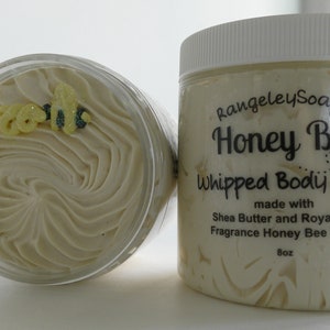 Honey Bee Whipped Soap | Raw Honey Soap | Royal Jelly Cream Soap | Whipped Soap Honey | Honey Soap