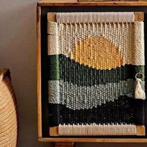 Credenza in legno fatta a mano con 1 anta, mobile porta TV in stile moderno di metà secolo, mobiletto in corda intrecciata boho, consolle per ingresso in legno massello di mango