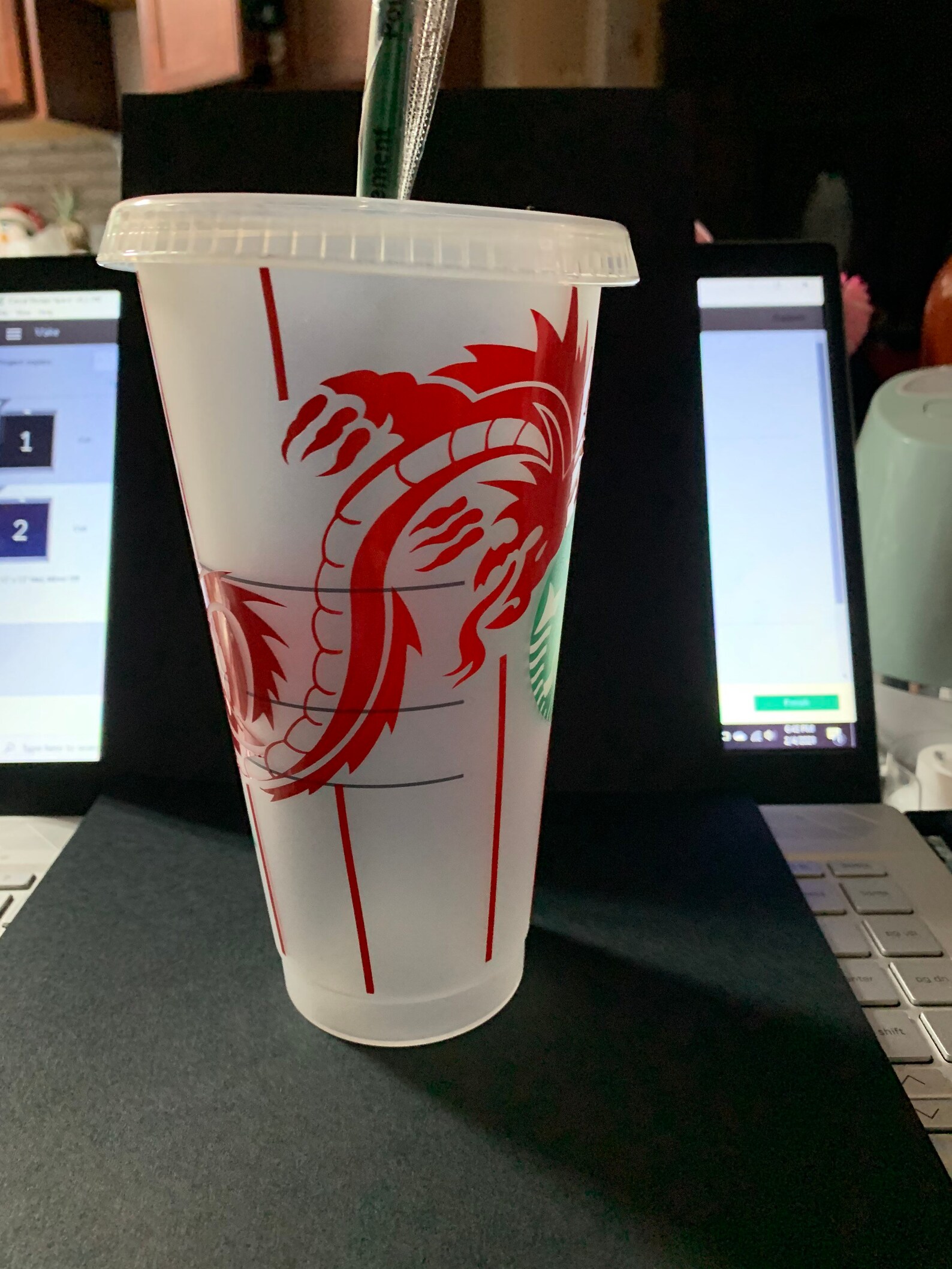 Custom Venti Dragon Starbucks Cup Etsy