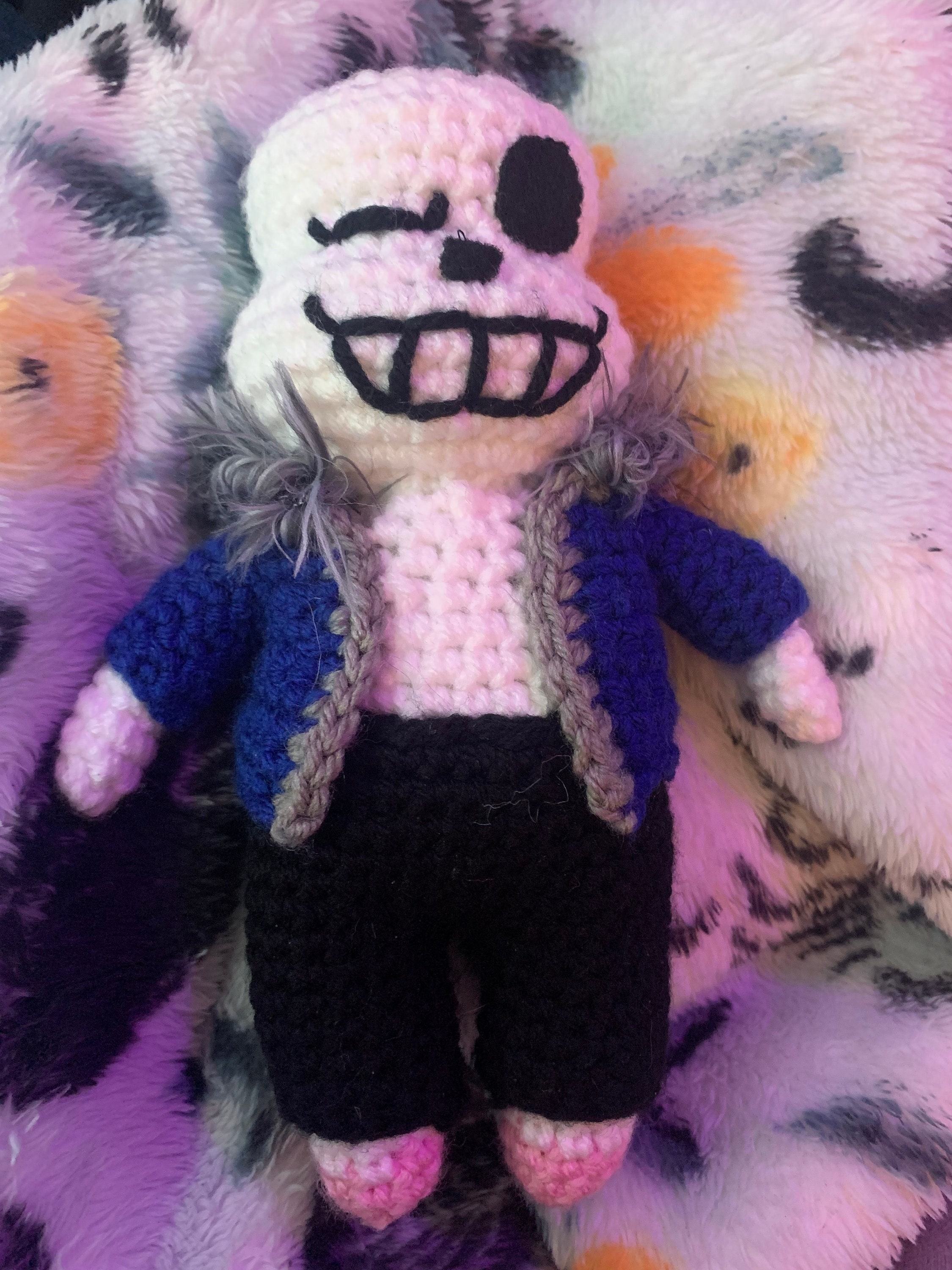 Cross Sans. Xtalesans. Undertale. Large Plush Toy. Size 14 