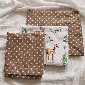 Almohadillas de cambio impermeables, conjunto de 3, cubierta de esteras de cambio reutilizables, estera de cambio de viaje, almohadillas de cambio de pañales, almohadilla zerowaste.
