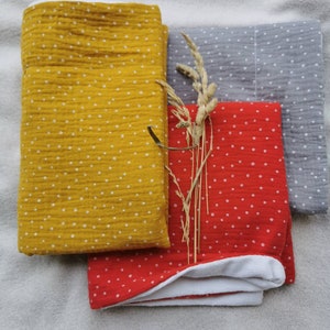 Cambiador de pañales, juego de 3, funda impermeable para cambiador, cambiador de viaje, Wickelauflage, ropa de cama de muselina