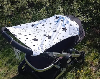 Stroller cover from sun, Sun shade for stroller, Buggy cover, Baby sun UV Protection, Car seat shade, Summer buggy cover