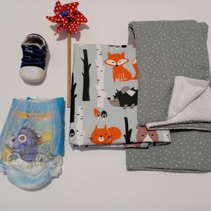 Almohadillas lavables, cambiador reutilizable, juego de 2, cambiador impermeable, pañal, cambiador, Wickelauflage, ropa de cama de muselina, cero desperdicio.