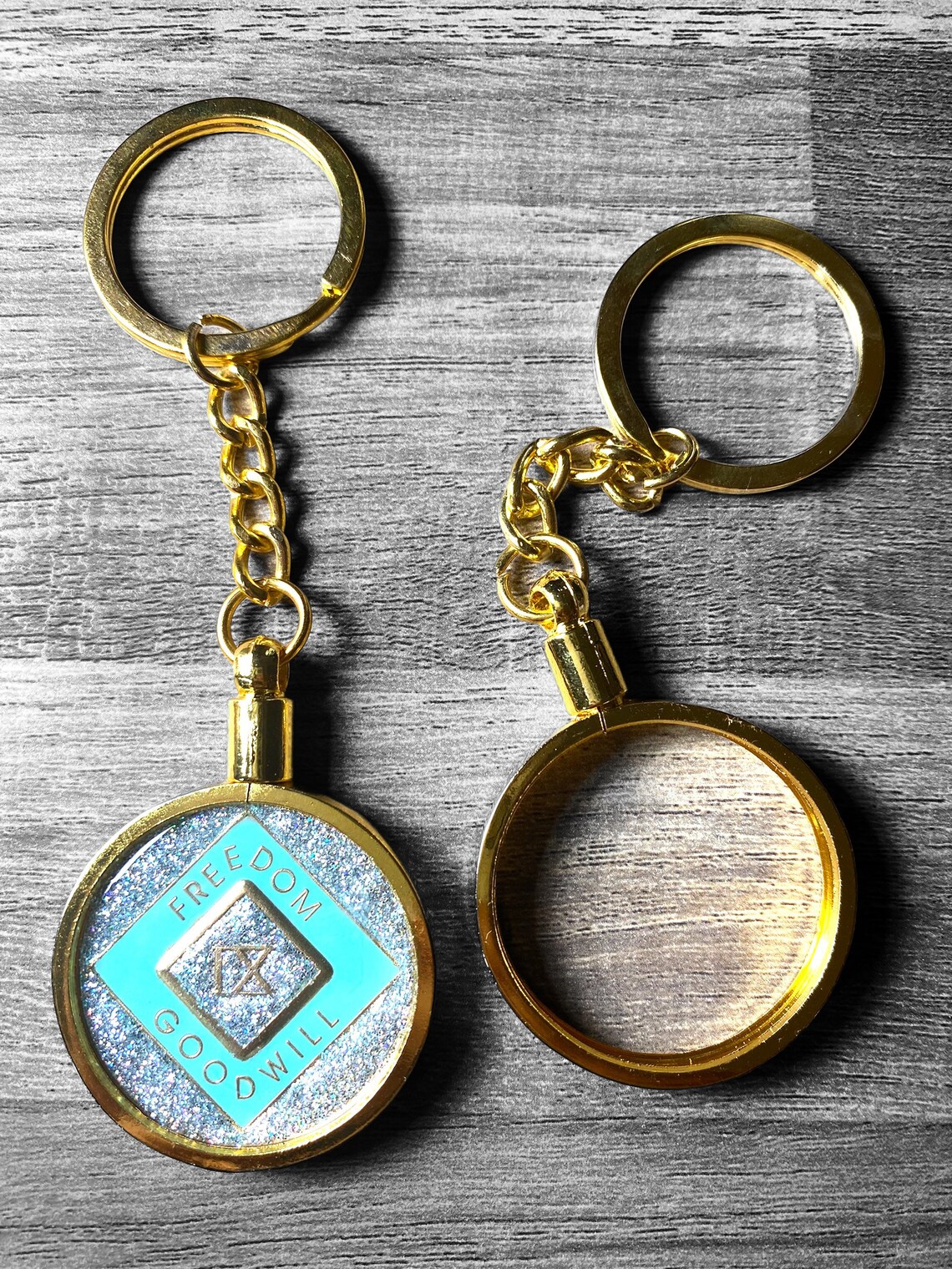 Medallion keychain Etsy
