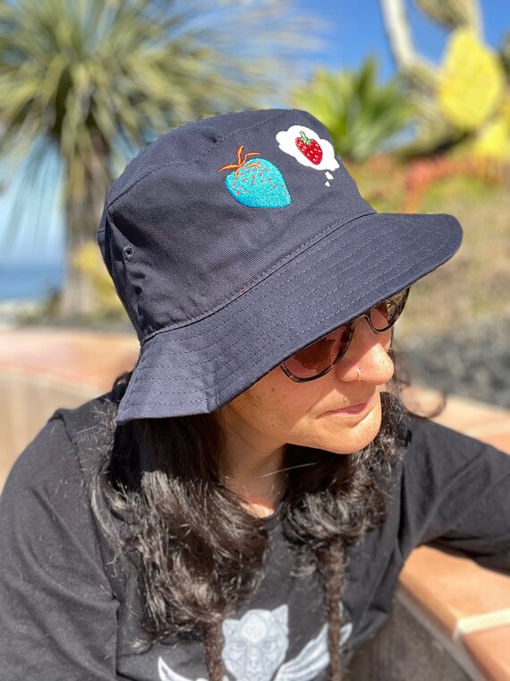 Strawberry Hat Bucket Hat Bucket Hats 