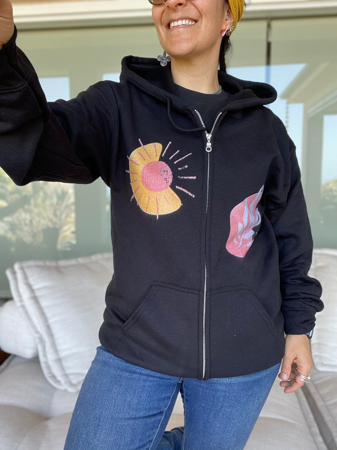 Aesthetic Hoodie Zip up Hoodie Aesthetic Clothes Zip up Hoodie Etsy