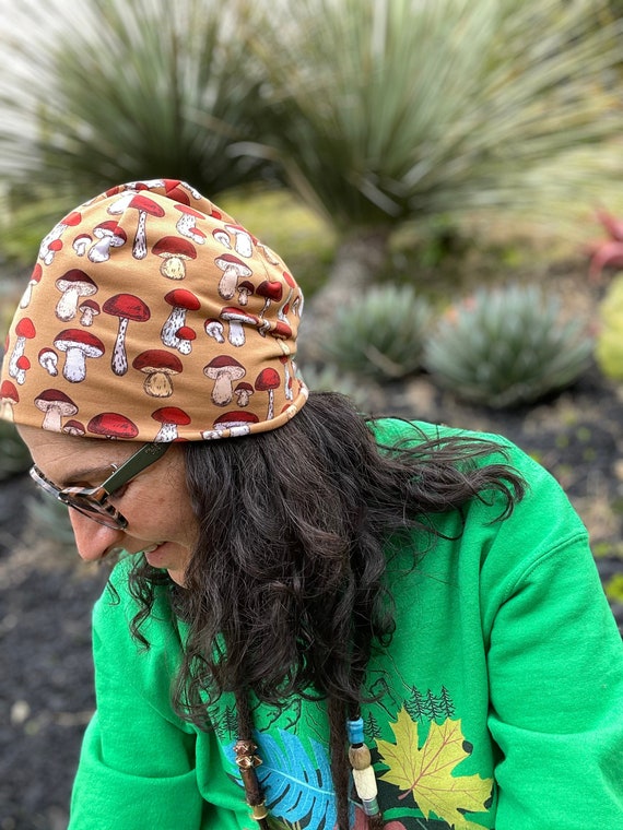 Mushroom Beanie Mushroom Hat Mushroom Clothing Festival Hat Cute Beanie Cottagecore Hat Cottagecore Clothing Cottagecore Aesthetic