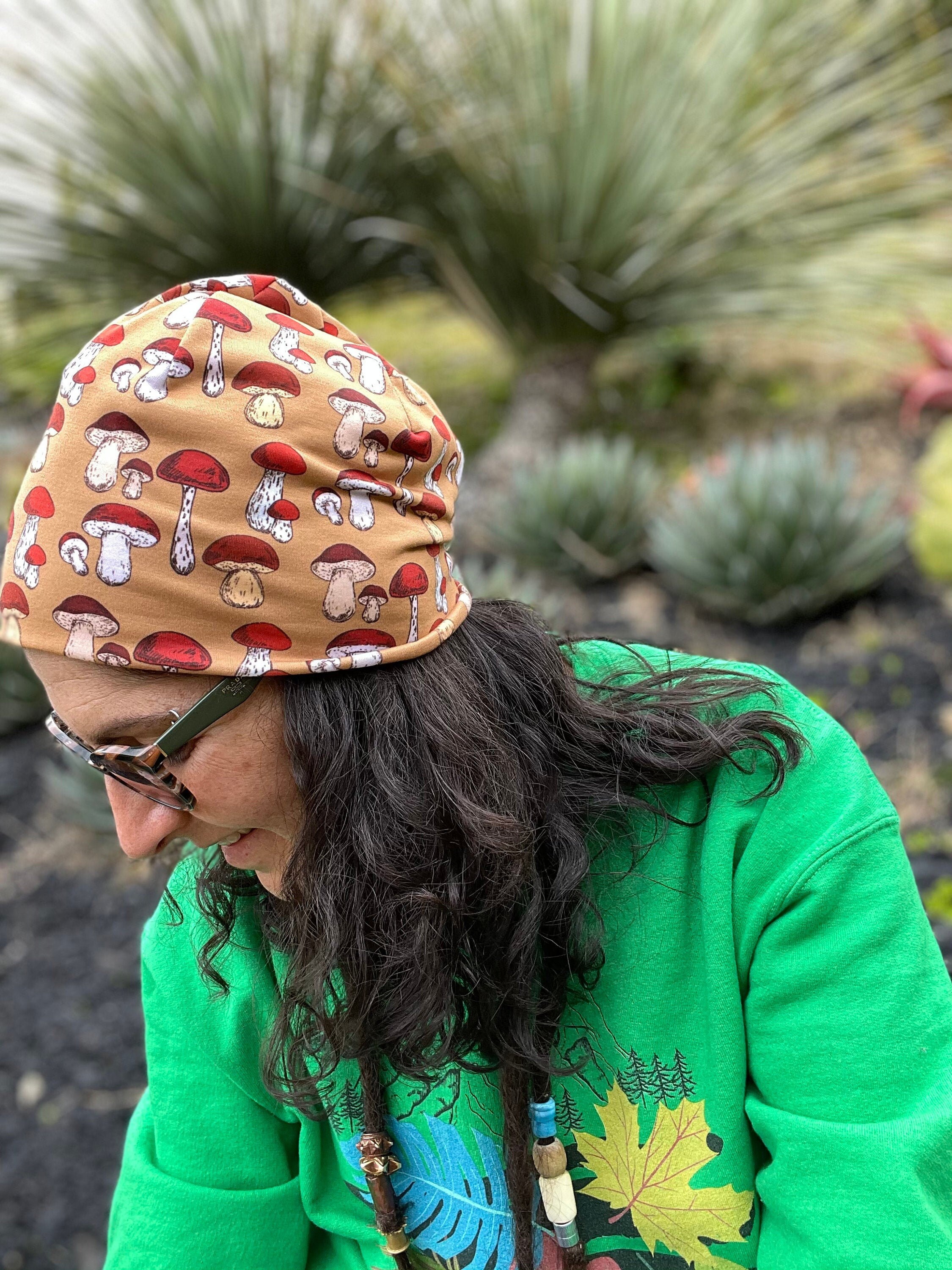 Mushroom Beanie Mushroom Hat Mushroom 