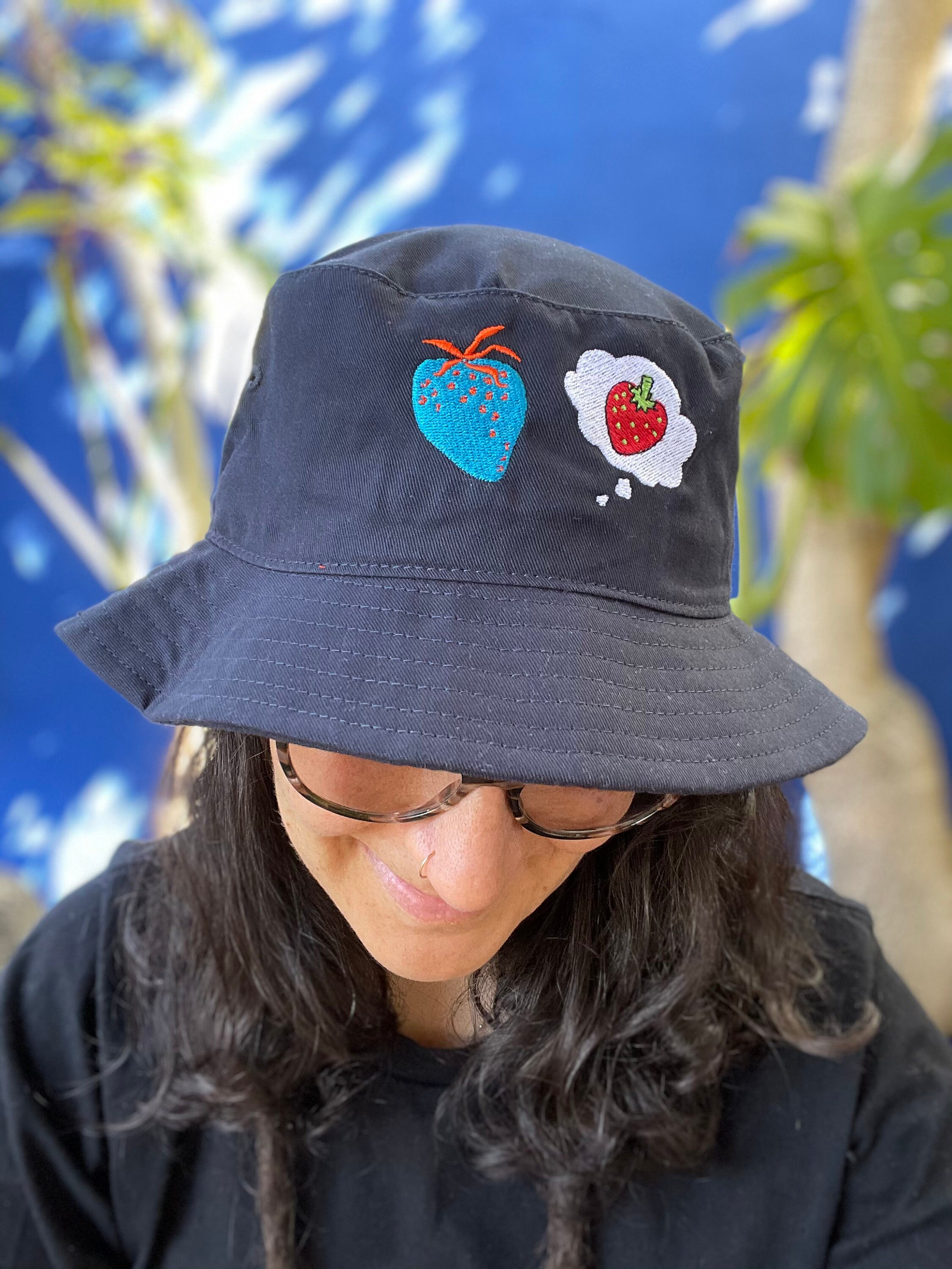 Strawberry Hat Bucket Hat Bucket Hats 