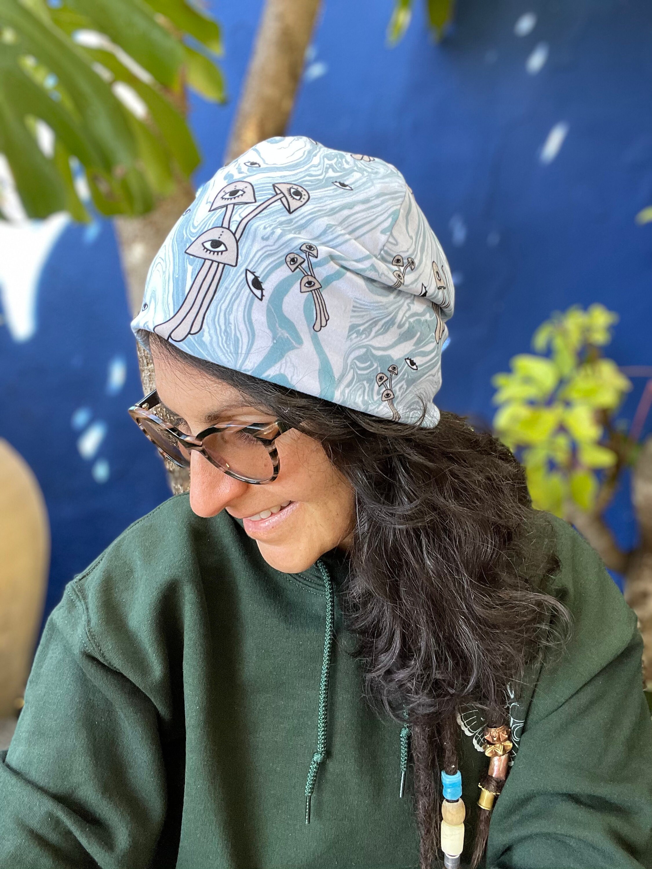 Mushroom Beanie Mushroom Hat Mushroom Clothing Festival Hat Cute Beanie Mushroom Gifts Magic Mushrooms Mushroom Apparel Beanie Hat Men