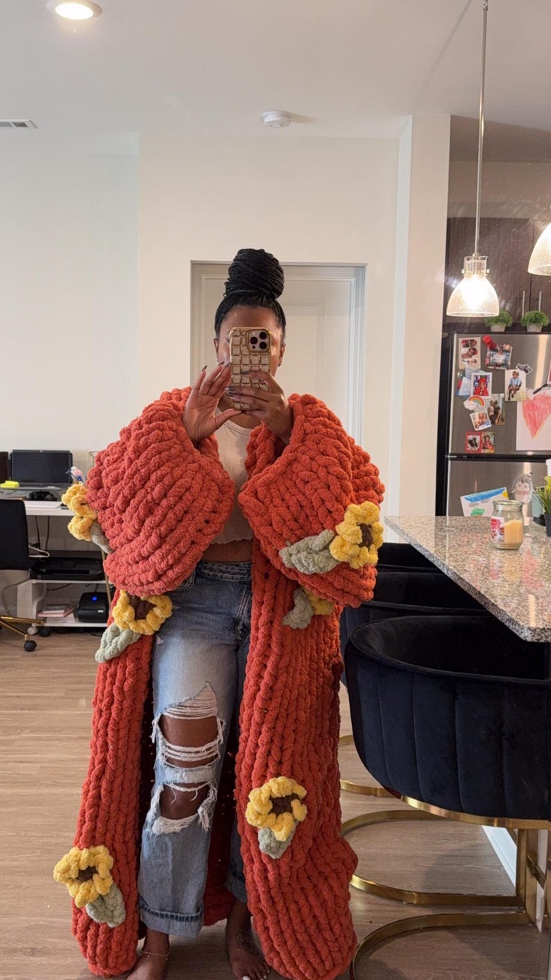 Grown Chunky Cardigan - Ecru main image 1