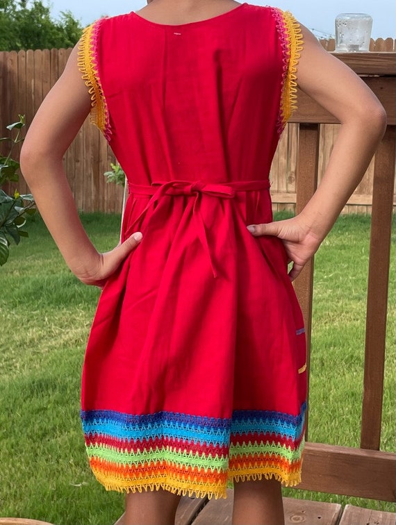 fitted lace wedding dress 70's Rainbow Maxi Dress – Cher's Vintage Couture