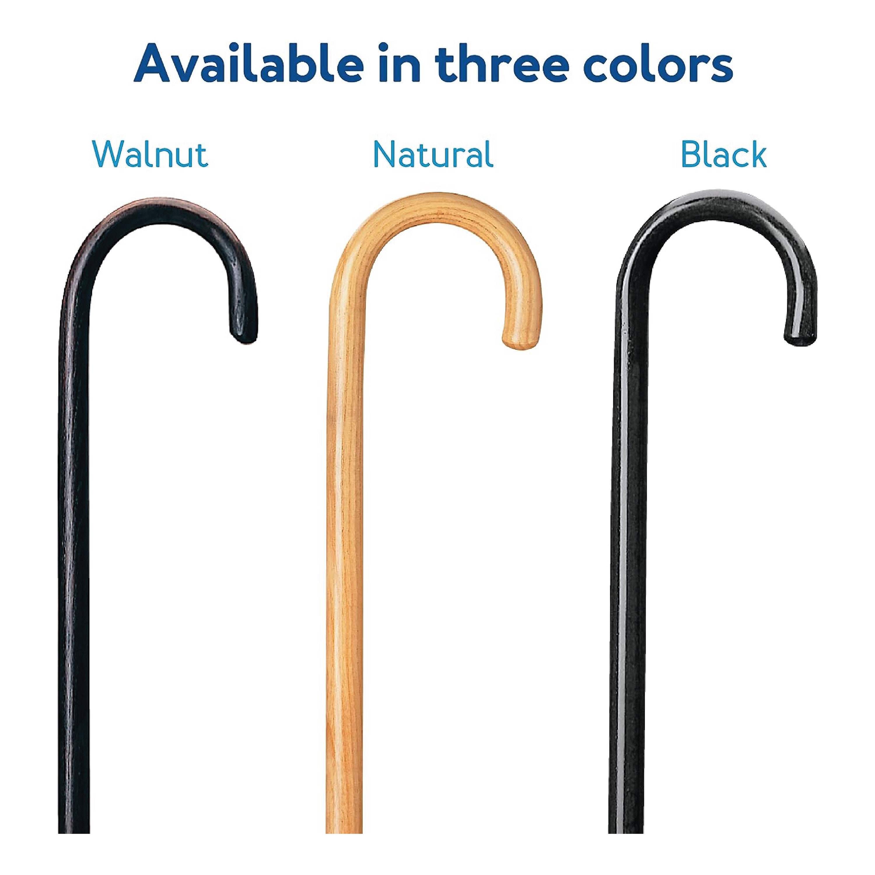 Wooden Canes for Men & Women With 250 Lb Weight Capacity 36 Long, 1 Diameter, Wood Canes With