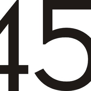 May include: Black and white image of the numbers 0 through 9.