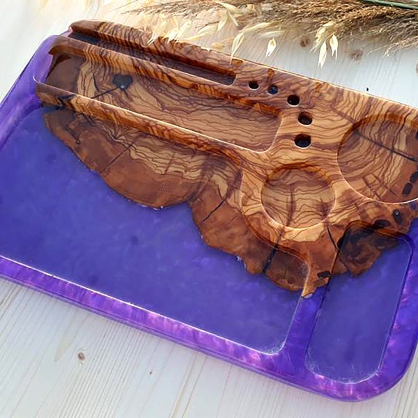 Epoxy Rolling Tray Etsy