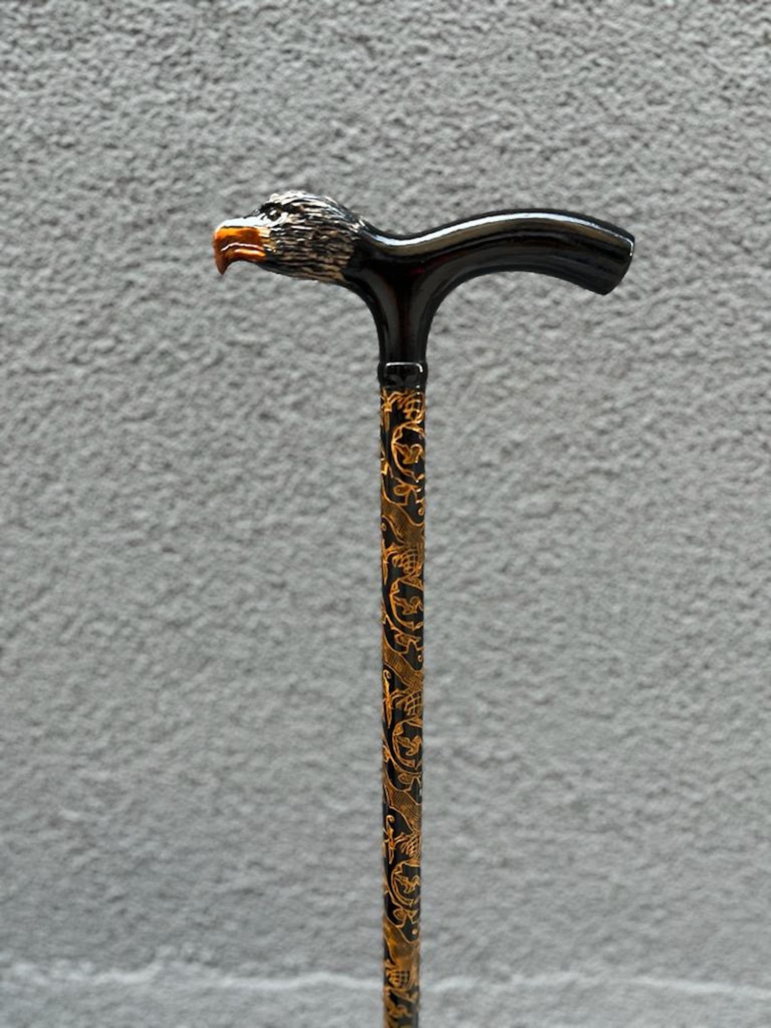 Eagle Handle Carved Walking Stick Carved Walking Stick Etsy