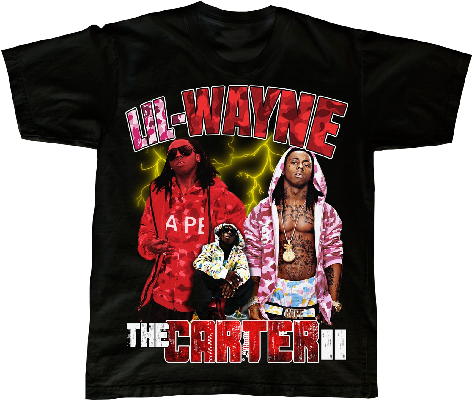 lil wayne and john wayne t shirt