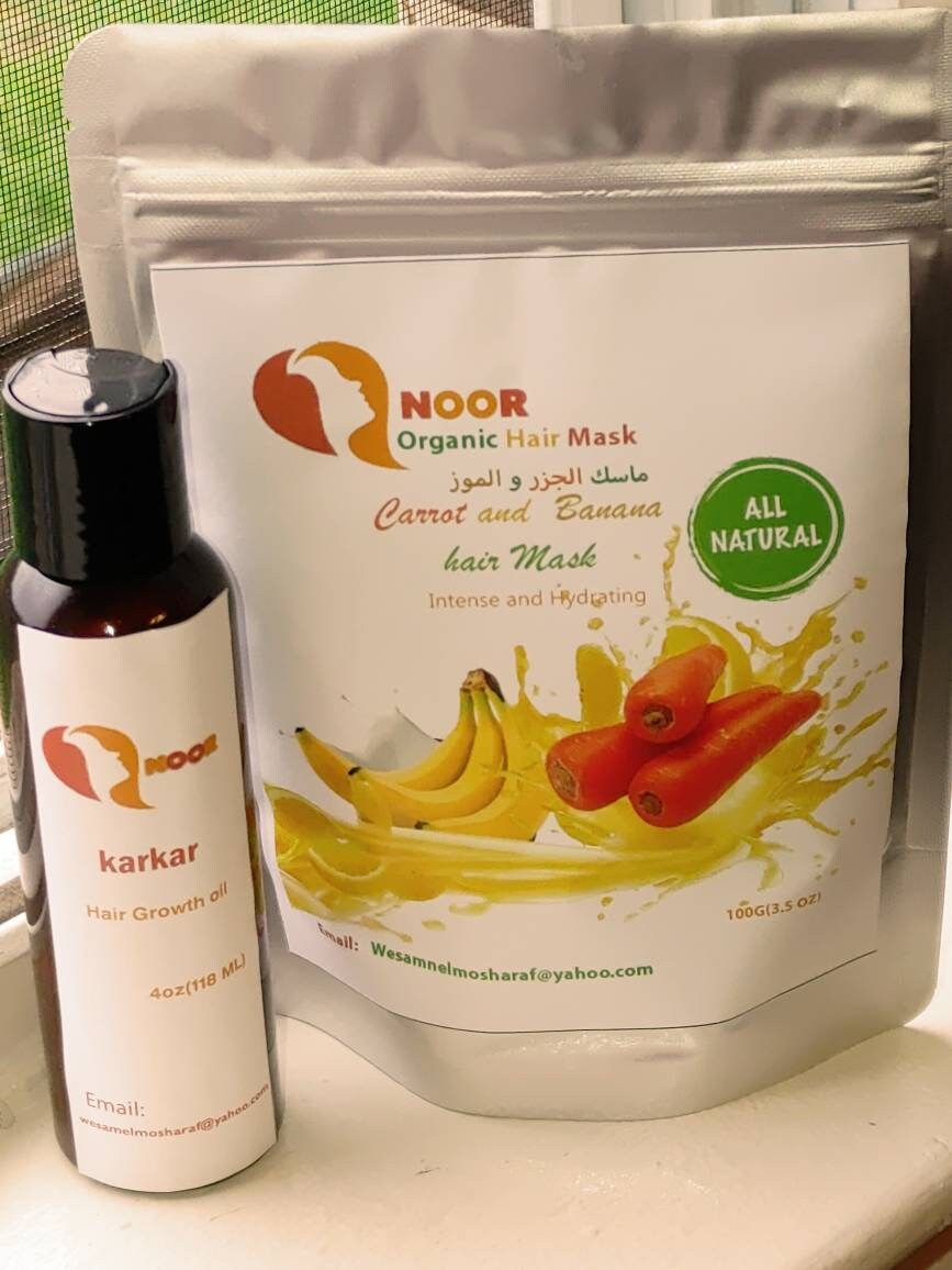 Carrot and Banana Hair Mask Powder for Intense Hydrating and - Etsy Carrot and Banana Hair Mask Powder for Intense Hydrating and - Etsy