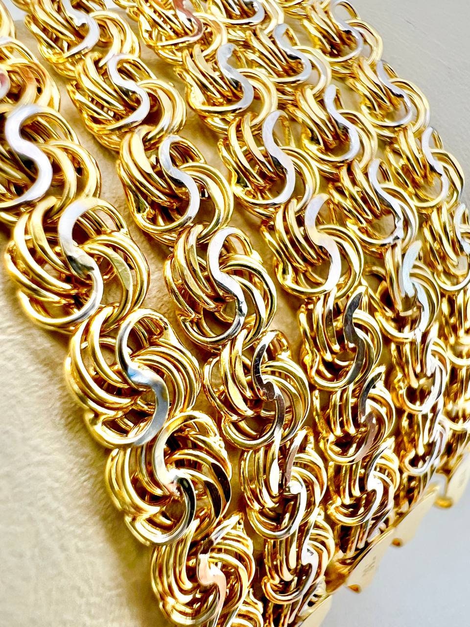 18k Gold Cable Bracelet ,18k Real Gold Chain, 18K Solid Gold Bracelet