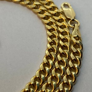 Gold Plated Men's Large 24-28 Inch Cuban Link Chain 8mm Width – Fran & Co. Jewelry Inc