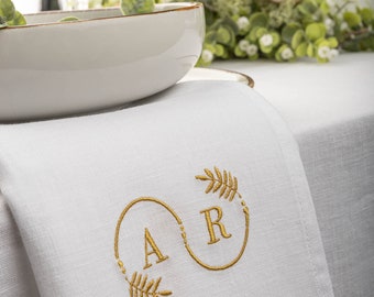 Custom wedding napkins