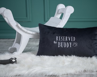 Personalized dog cushion