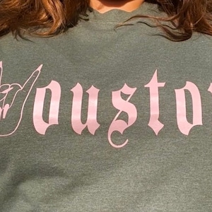 Houston Hand Htown Tee T-shirt Houston Texas Shirt, Houston Texas T-shirt, Houston Texas Gifts, Houston rodeo