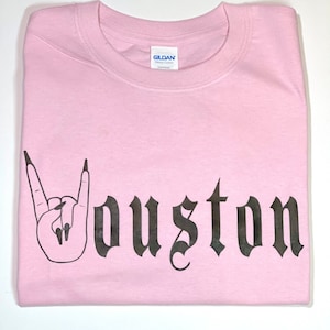 ASTROS Houston Hand Htown Tee T-shirt Houston Texas Shirt, Houston Texas T-shirt, Houston Texas Gifts, houston rodeo heavycotton versie**