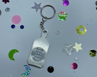 ¡Llaveros con porta plantillas de iluminación en miniatura! ¡Disponibles en 34 gobos diferentes! ¡Llaveros para teatro!