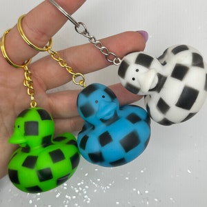 Checkered Duck Keychains!
