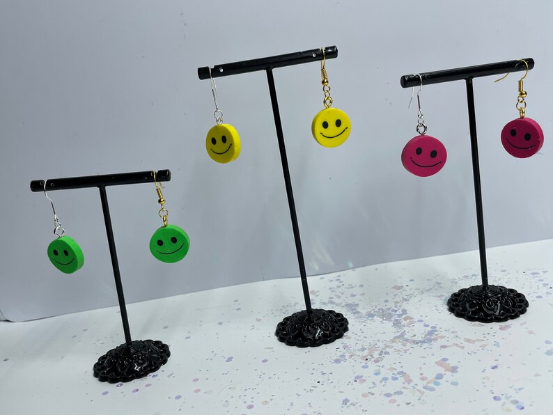 Mini Smiley Face Earrings!