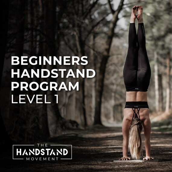 Beginners Handstand Program Level 1 Etsy Australia