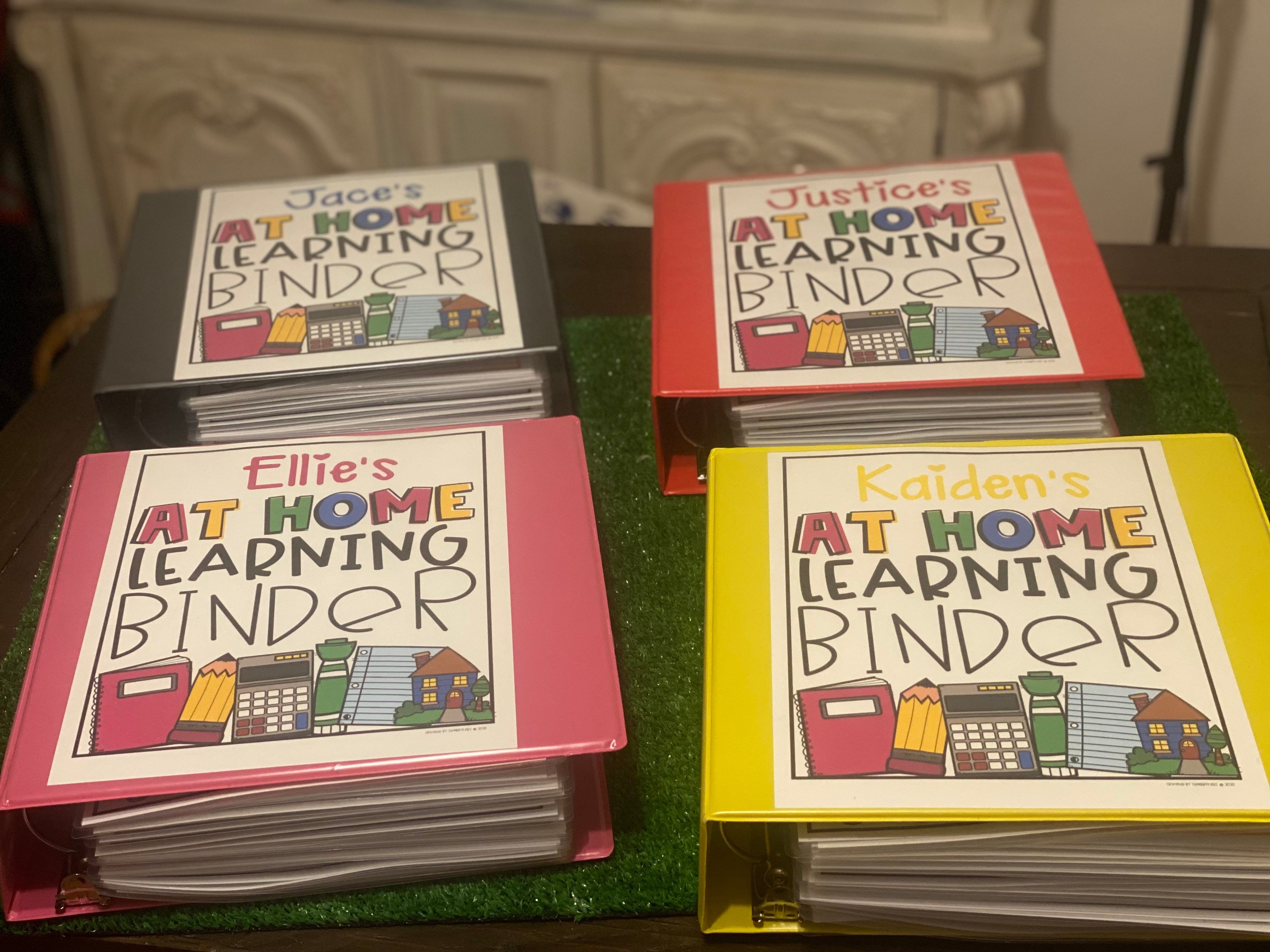 Kids Learning Binders ages 1-7