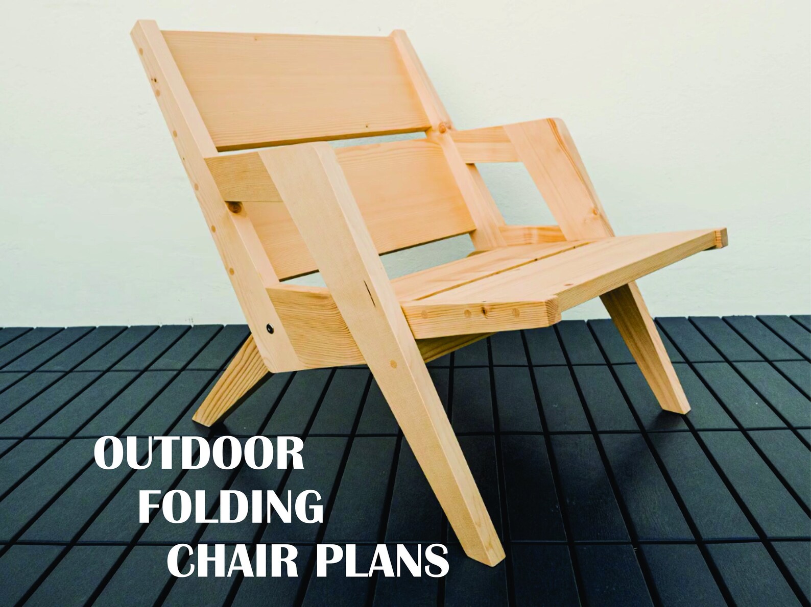 Outdoor Folding Chair Plans / Woodworking Plans / DIY Plans / Etsy