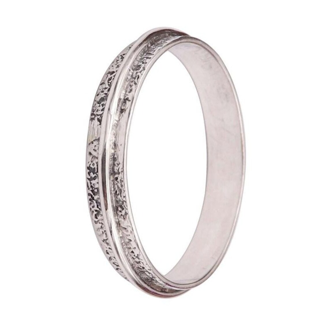 Band Ring 925 Sterling Silver Anxiety Ring Silver thumb Etsy