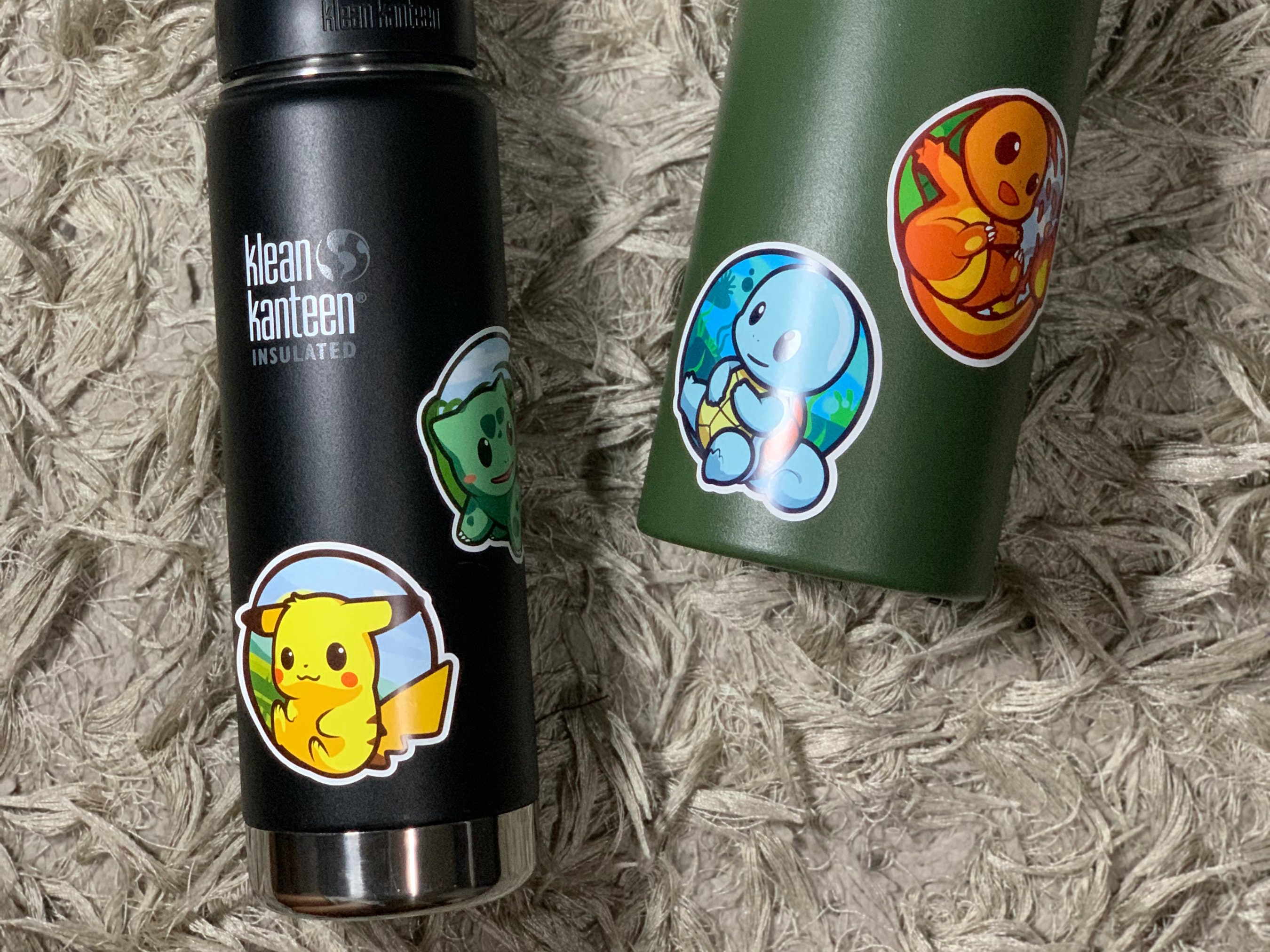 Thermos Funtainer Pokemon Pikachu Metal Water Bottle Red