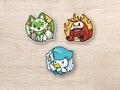 Paldea Pokemon Scarlet & Violet Stickers Set Sprigatito Sticker Fuecoco Sticker Quaxly Sticker Pokemon Lover Gift Pokemon Decals
